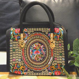 Asge Embroidered Bag (missing long shoulder strap)